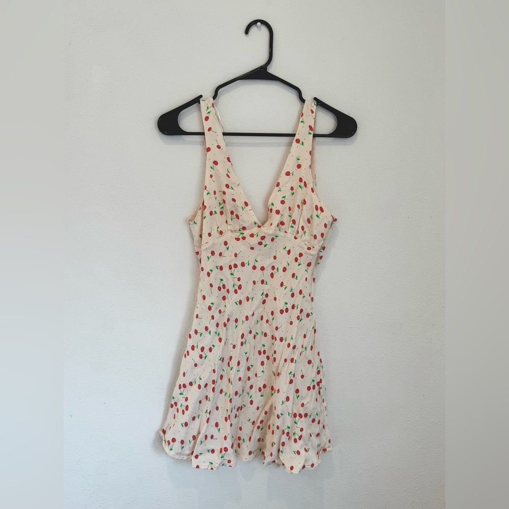 Zara cherry mini dress size Medium